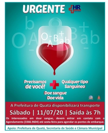 Foto 1: DOAÇÃO DE SANGUE