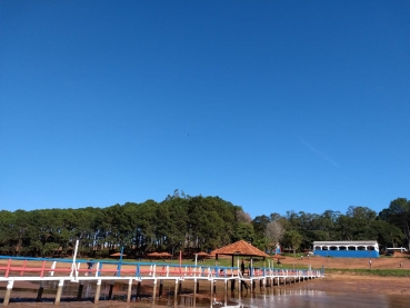 Foto 21: Obra de revitalização do Balneário entra na fase de pintura