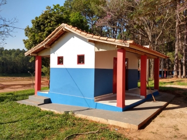 Foto 33: Obra de revitalização do Balneário entra na fase de pintura