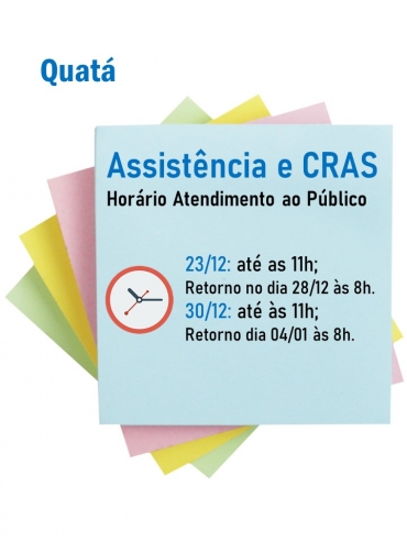 Foto 3: Atenção para os horários de funcionamento de repartições públicas: