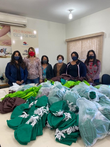 Foto 4: Senar e Sindicato Rural de Quatá doam máscaras