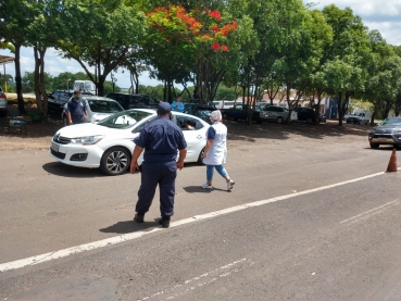 Foto 2: Quatá inicia barreira sanitária