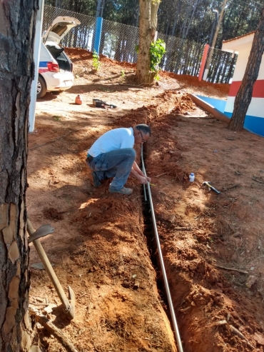 Foto 23: Obra de revitalização do Balneário entra na fase de pintura