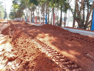 Foto 13: Obra de revitalização do Balneário entra na fase de pintura