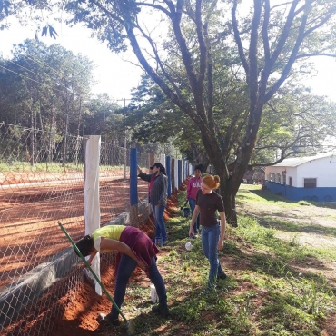 Foto 4: Obra de revitalização do Balneário entra na fase de pintura