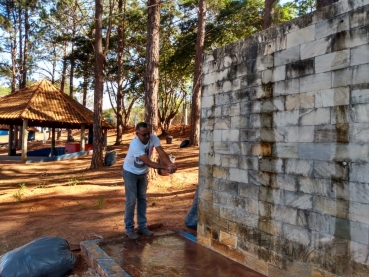 Foto 6: Obra de revitalização do Balneário entra na fase de pintura