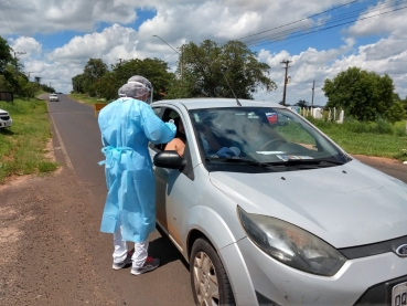 Foto 5: Quatá inicia barreira sanitária