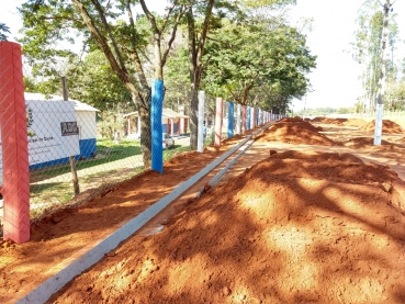 Foto 18: Obra de revitalização do Balneário entra na fase de pintura