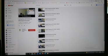 Foto 23: Licitações de Quatá são transmitidas ao vivo pela internet