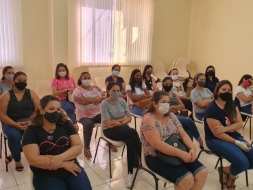 Foto 18: Berçaristas participam de formação para Primeiros Socorros