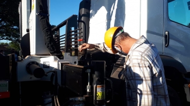 Foto 40: Funcionários da Prefeitura de Quatá participam de treinamento para veículos pesados