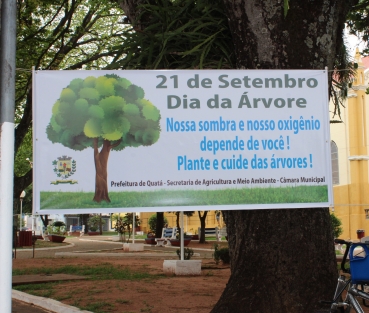 Foto 44: Comemoração ao Dia da Árvore. A favor da saúde. Em respeito ao Meio Ambiente!