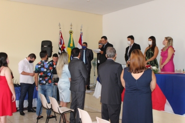 Foto 74: Reeleito, Marcelo Pecchio toma posse como Prefeito de Quatá