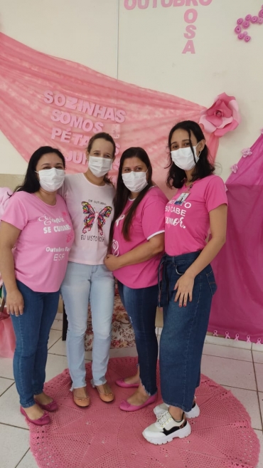 Foto 14: Mês de Prevenção ao Câncer de Mama. 