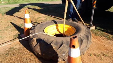 Foto 31: Funcionários da Prefeitura de Quatá participam de treinamento para veículos pesados