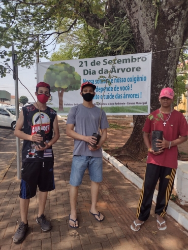 Foto 23: Comemoração ao Dia da Árvore. A favor da saúde. Em respeito ao Meio Ambiente!