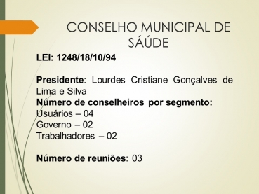 Foto 2: Audiência Pública da Saúde: 3º Quadrimestre