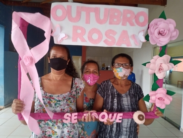 Foto 3: CRAS promove palestra em prol do Outubro Rosa