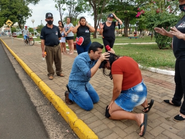 Foto 4: Emoção e fé pelas ruas de Quatá