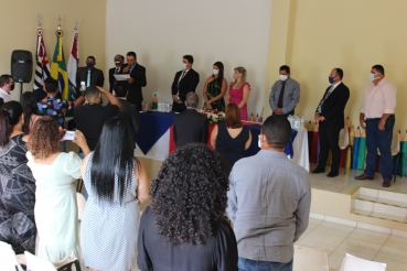 Foto 92: Reeleito, Marcelo Pecchio toma posse como Prefeito de Quatá