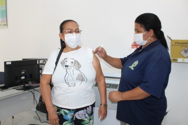 Foto 13: DIA HISTÓRICO! 22/01/21. Primeiras vacinas contra o Covid - 19 são aplicadas em Quatá