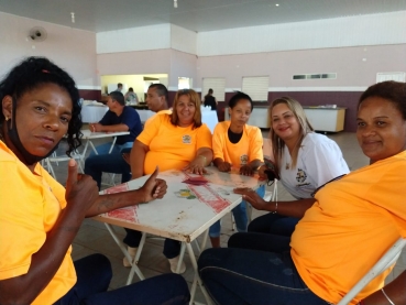Foto 8: Almoço de confraternização é oferecido para integrantes da Frente de Trabalho