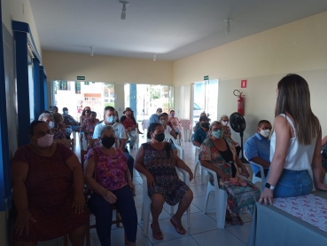 Foto 4: CRAS programa oficinas visando discussões a respeito do Impacto da Pandemia na Saúde Mental das Famílias