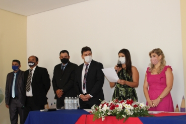 Foto 108: Reeleito, Marcelo Pecchio toma posse como Prefeito de Quatá