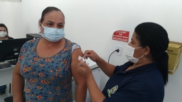 Foto 5: DIA HISTÓRICO! 22/01/21. Primeiras vacinas contra o Covid - 19 são aplicadas em Quatá