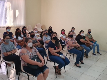 Foto 6: Berçaristas participam de formação para Primeiros Socorros