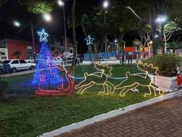 Foto 13: Inauguração da Praça do Natal - Natal Luz 2021 em Quatá