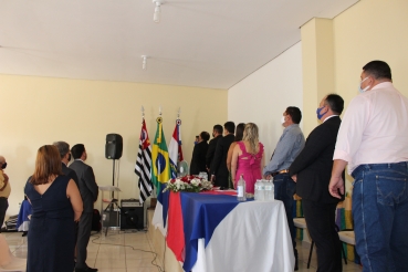 Foto 100: Reeleito, Marcelo Pecchio toma posse como Prefeito de Quatá