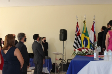 Foto 99: Reeleito, Marcelo Pecchio toma posse como Prefeito de Quatá