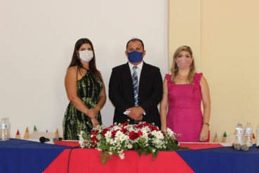 Foto 2: Reeleito, Marcelo Pecchio toma posse como Prefeito de Quatá