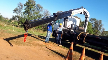 Foto 7: Funcionários da Prefeitura de Quatá participam de treinamento para veículos pesados