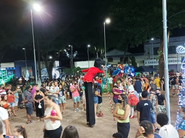 Foto 28: Inauguração da Praça do Natal - Natal Luz 2021 em Quatá