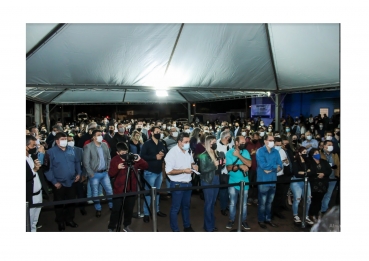 Foto 12: Prefeito Marcelo Pecchio participa da inauguração da Creche-Escola em Palmital