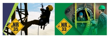 Notícia Treinamento em NR35 e NR33 - Altura e Confinamento