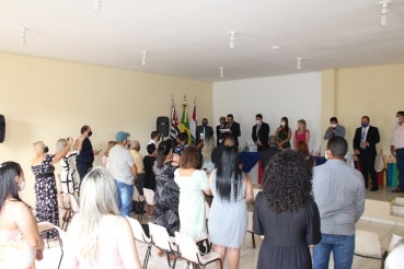 Foto 78: Reeleito, Marcelo Pecchio toma posse como Prefeito de Quatá