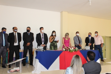 Foto 111: Reeleito, Marcelo Pecchio toma posse como Prefeito de Quatá