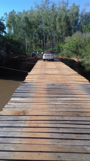Foto 2: Finalizada reconstrução da ponte Quatá X Varpa