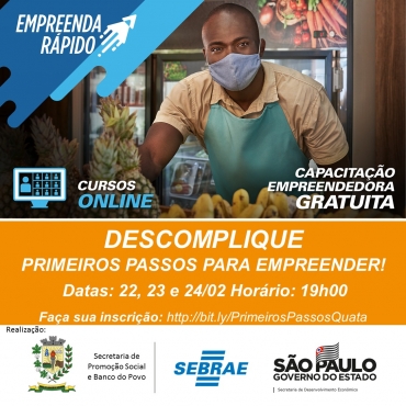 Foto 1: Cursos do SEBRAE ON-LINE