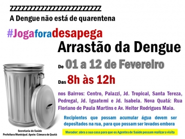 Foto 5: Segunda fase do arrastão será de 01 a 12 de fevereiro. Clique e confira.