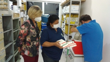 Foto 27: DIA HISTÓRICO! 22/01/21. Primeiras vacinas contra o Covid - 19 são aplicadas em Quatá