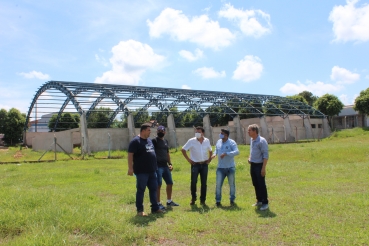 Foto 2: Prefeito de Quatá, vice e vereadores vistoriam obras do Município