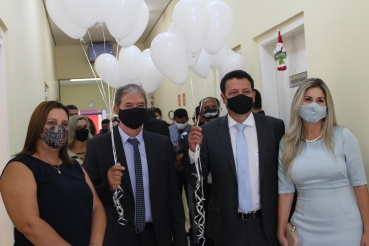 Foto 30: Reeleito, Marcelo Pecchio toma posse como Prefeito de Quatá