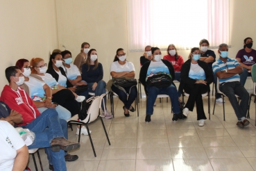 Foto 1: Atualização de sistema: TI realiza treinamento com equipe da Saúde 