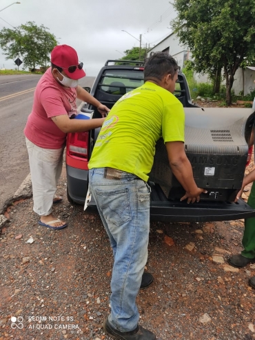 Foto 3: Mais de 500 quilos são arrecadados na coleta de lixo eletrônico