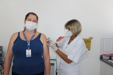 Foto 18: DIA HISTÓRICO! 22/01/21. Primeiras vacinas contra o Covid - 19 são aplicadas em Quatá