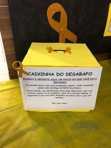 Foto 10: CRAS realiza atividades em prol ao Setembro Amarelo